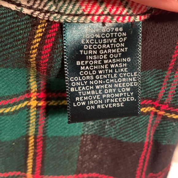 Lauren Ralph Lauren Plaid Pattern Blocking Shirt Dress Size Small - Picture 8 of 8